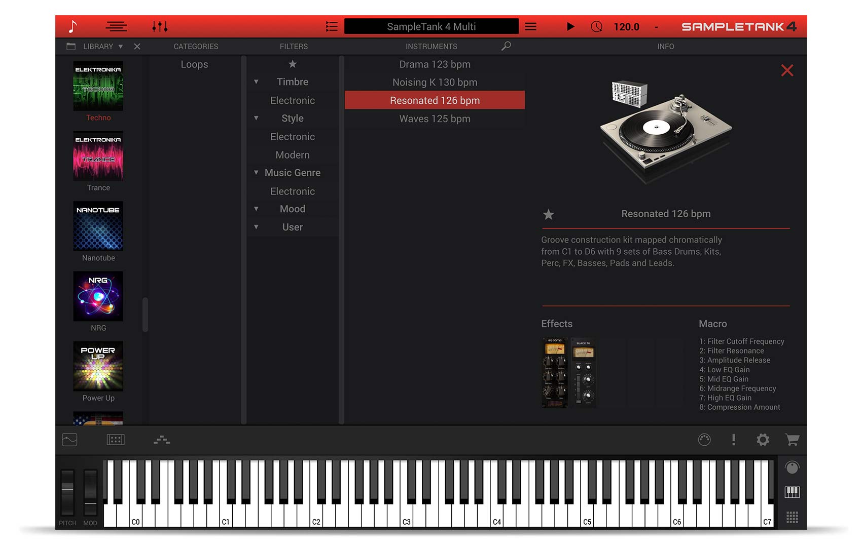 SampleTank sounds - Techno
