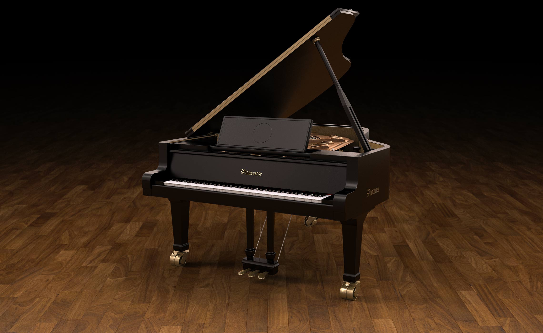 Pianoverse - Black Pearl B200 (based on 7’ Bösendorfer 214VC – Vienna Concert grand piano
